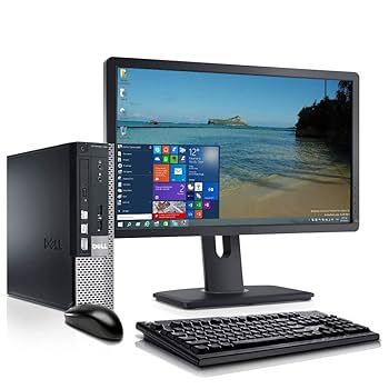 DELL Desktop Computer Package with 22 inches Monitor, Intel
